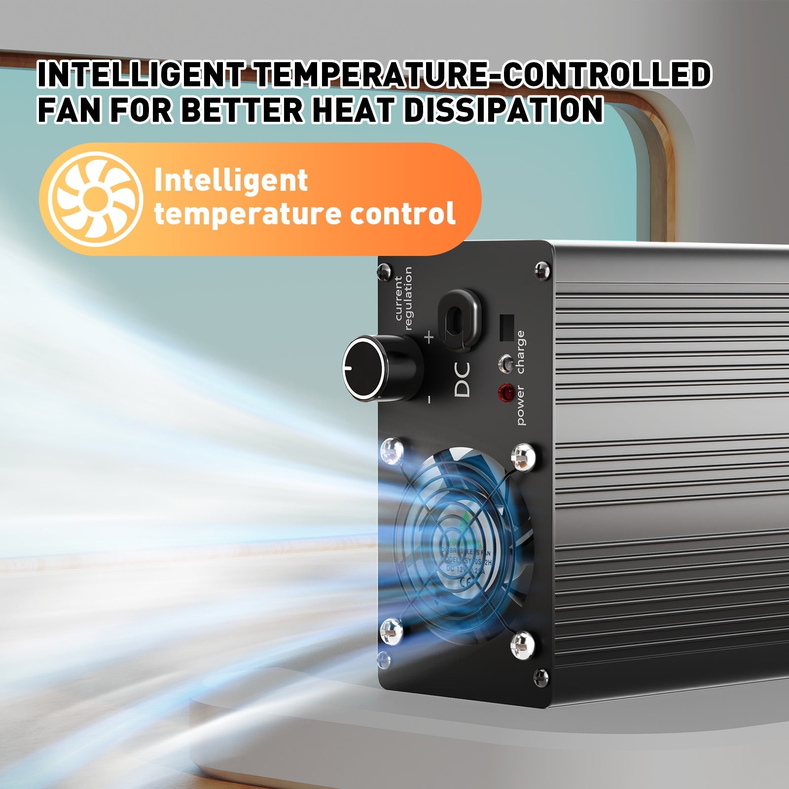 Suraziki 87,6 V 1-15 A Einstellbarer Strom Lithium LiFePO4 Batterieladegerät für 24S 76,8 V (72 V) LiFePO4-Batterie, Kühllüfter, Gehäuse aus Aluminiumlegierung, LCD-Display