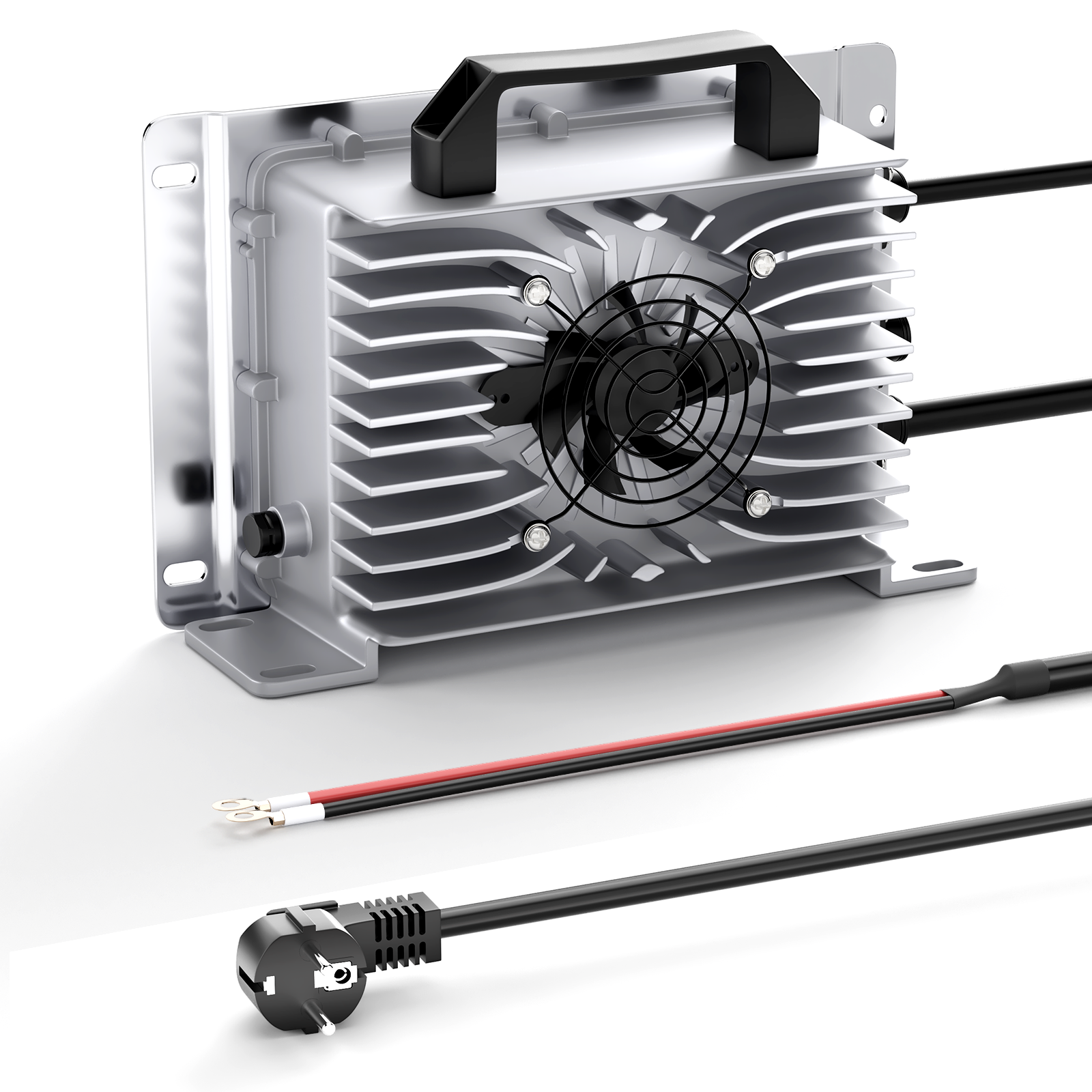 Suraziki 87,6 V 25 A Lithium-Lifepo4-Batterieladegerät für 76,8 V 72 V 24S Batterie, wasserdicht, 0-V-BMS-Aktivierungsladegerät für Wohnmobile, Boote, Golfwagen, Energiespeichersystem
