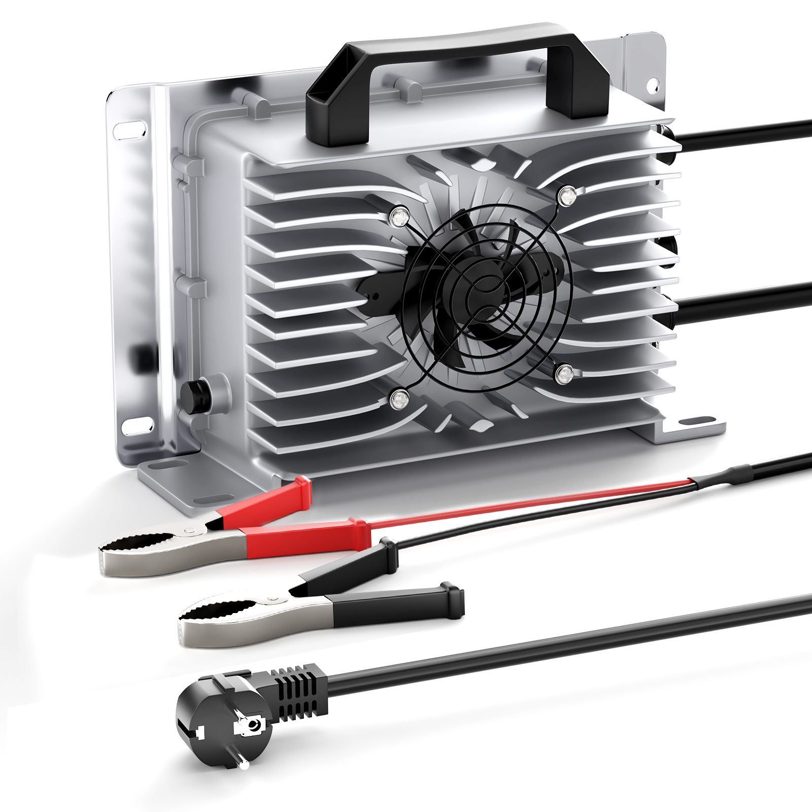 Suraziki 87,6 V 25 A Lithium-Lifepo4-Batterieladegerät für 76,8 V 72 V 24S Batterie, wasserdicht, 0-V-BMS-Aktivierungsladegerät für Wohnmobile, Boote, Golfwagen, Energiespeichersystem